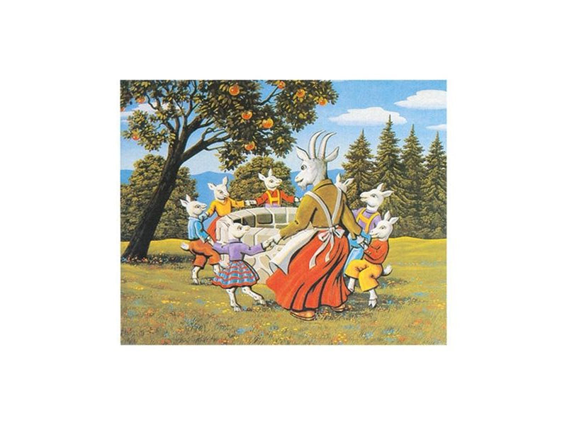 Goki Wooden Block Puzzle Fairytales Holz
