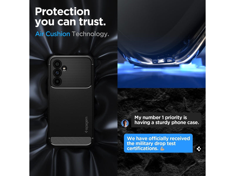 Spigen Rugged Armor - black - Samsung Galaxy A54 5G