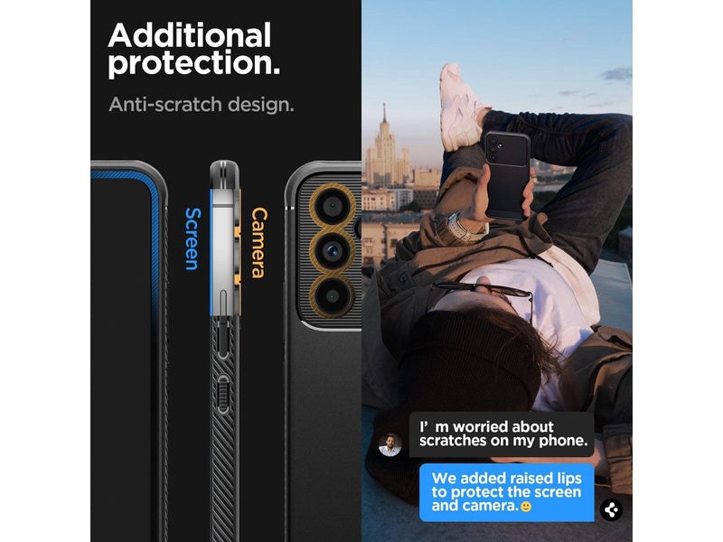 Spigen Rugged Armor - black - Samsung Galaxy A54 5G