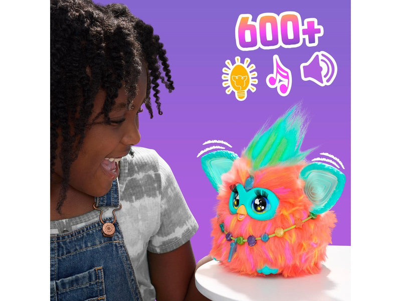 Furby Coral Interactive Plush Toy 15 cm (English)