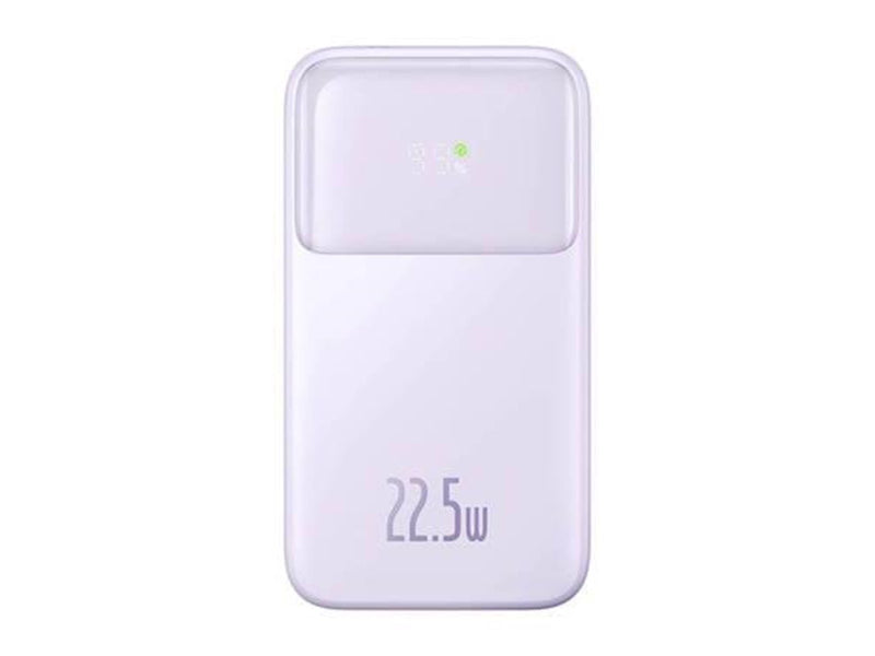 Baseus Powerbank Comet with USB to USB-C cable 10000mAh 22.5W (purple) Powerbank (Akku) - Purple - 10000 mAh