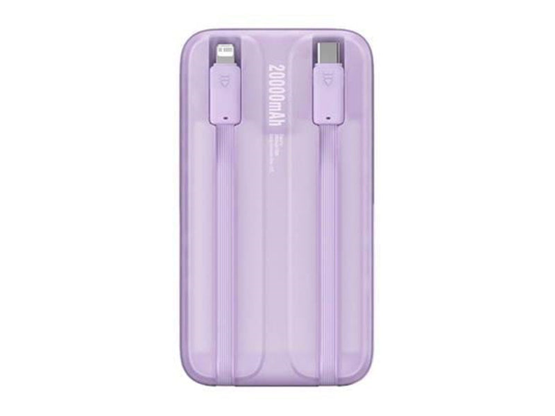 Baseus Powerbank Comet with USB to USB-C cable 10000mAh 22.5W (purple) Powerbank (Akku) - Purple - 10000 mAh