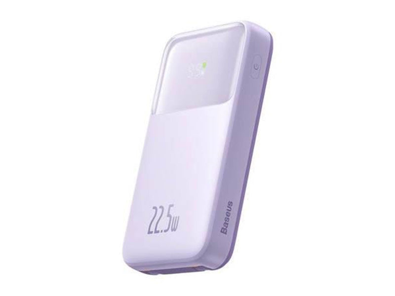 Baseus Powerbank Comet with USB to USB-C cable 10000mAh 22.5W (purple) Powerbank (Akku) - Purple - 10000 mAh
