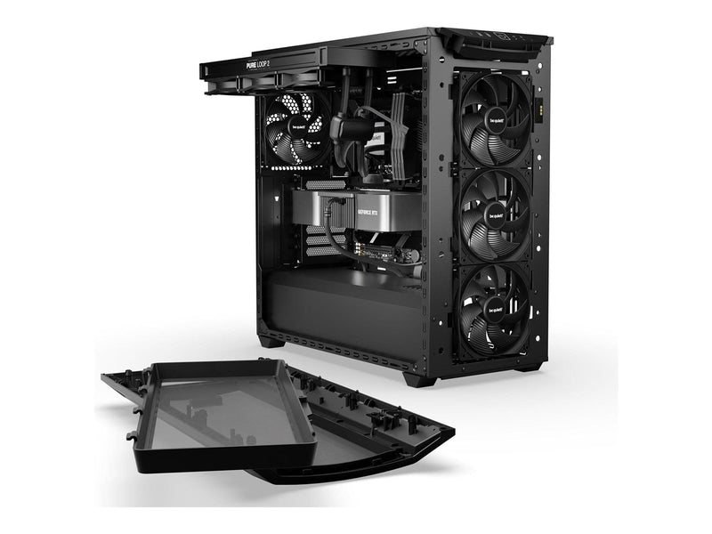 be quiet! Shadow Base 800 - Black - Gehäuse - Miditower - Schwarz