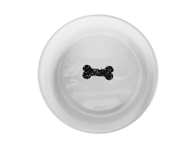 Active Canis Classy Bones 5" Bowl Light Gray 1.5 cups