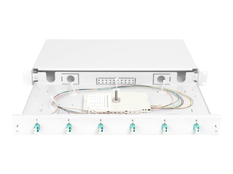 DIGITUS Professional fibre-optic splice box - 1U - 19"