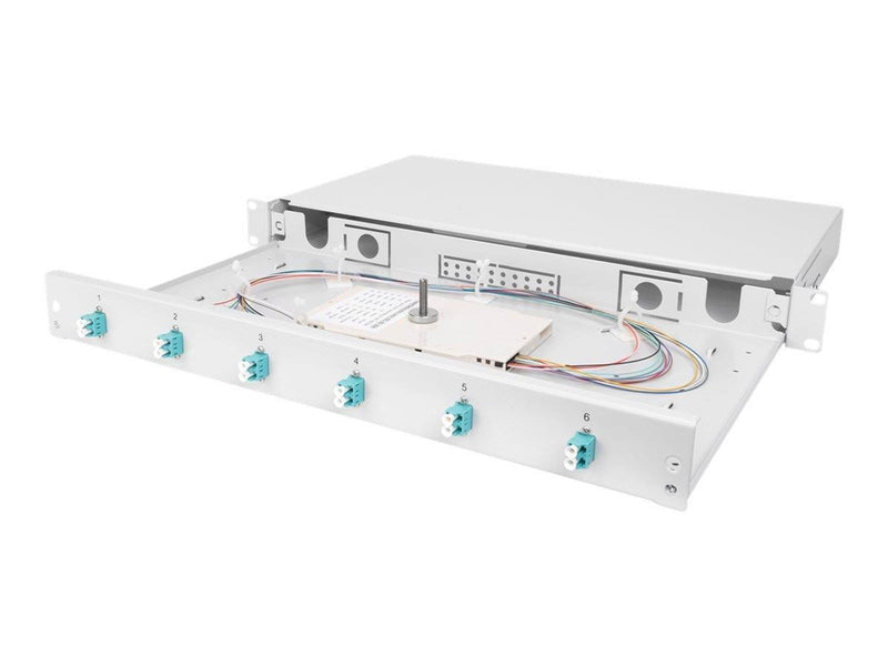 DIGITUS Professional fibre-optic splice box - 1U - 19"