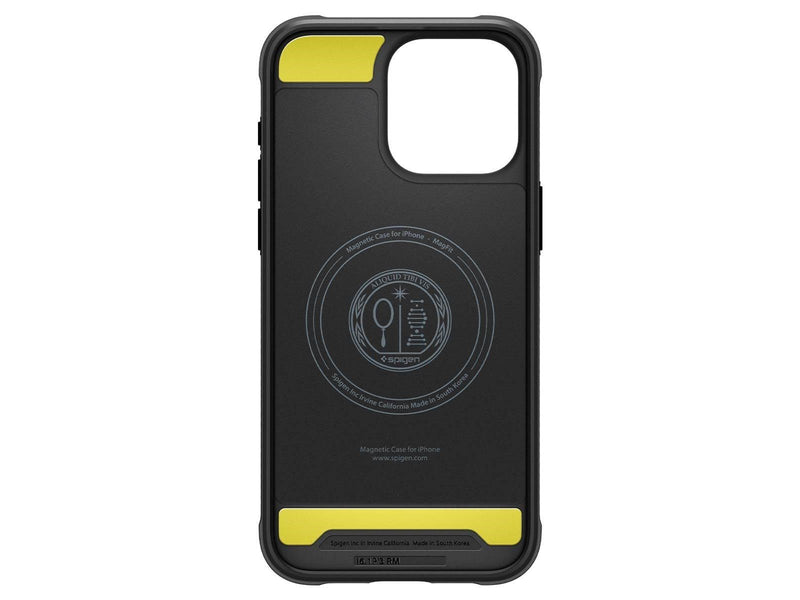Spigen Rugged Armor MagSafe - matte black - iPhone 15 Pro