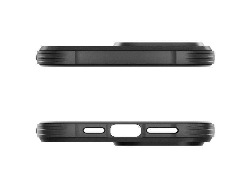 Spigen Rugged Armor MagSafe - matte black - iPhone 15 Pro