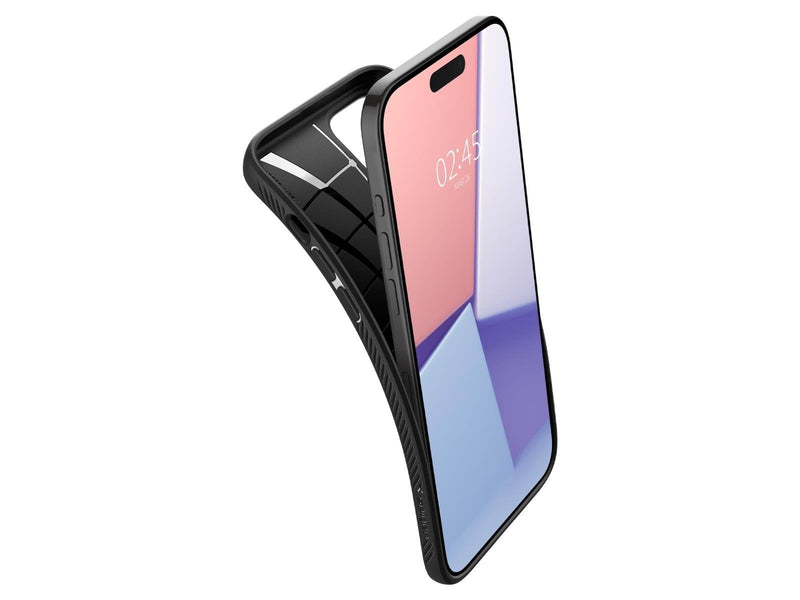 Spigen Liquid Air - matte black - iPhone 15 Pro