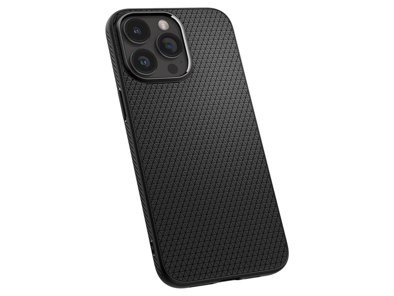 Spigen Liquid Air - matte black - iPhone 15 Pro