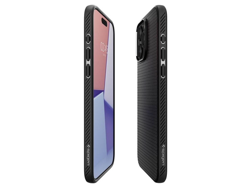 Spigen Liquid Air - matte black - iPhone 15 Pro