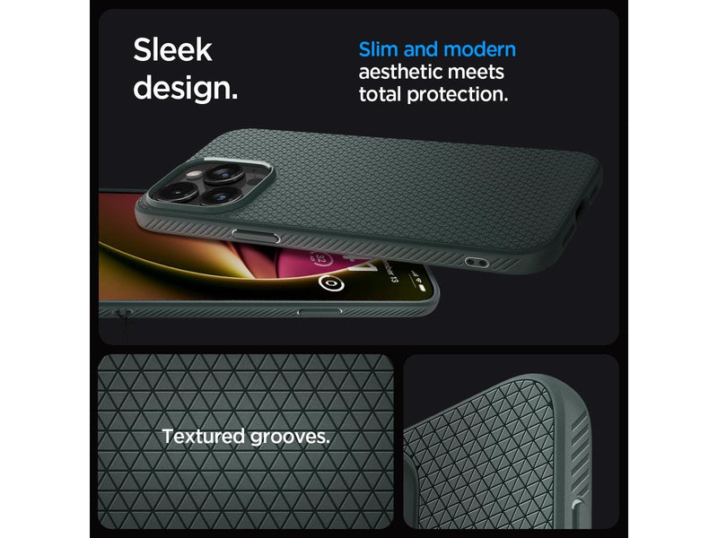 Spigen Liquid Air - abyss green - iPhone 15 Pro