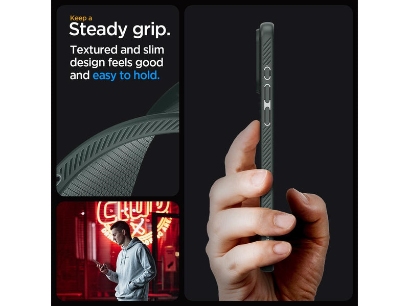 Spigen Liquid Air - abyss green - iPhone 15 Pro