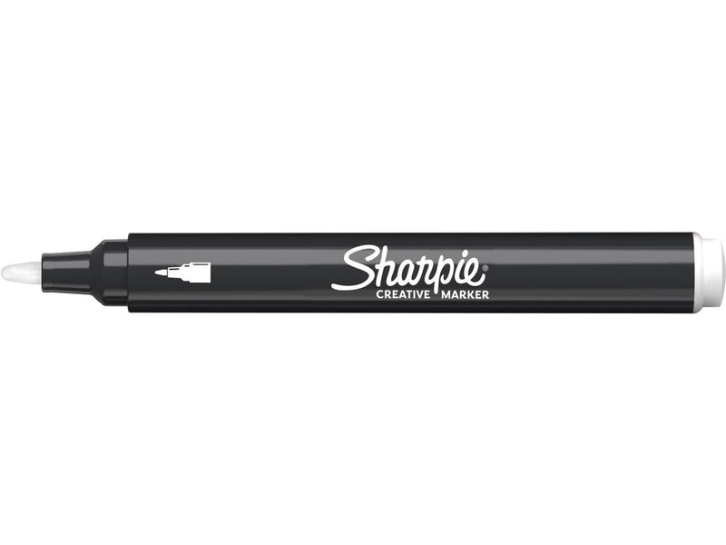 Sharpie Creative Marker Bullet Tip | Schwarz & Weiß | 2 Stück