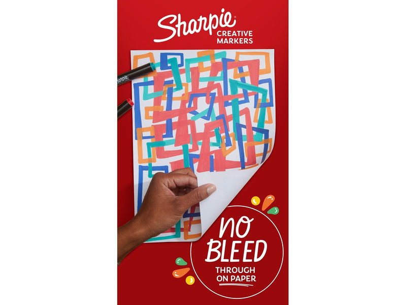 Sharpie Creative Marker Bullet Tip | Schwarz & Weiß | 2 Stück