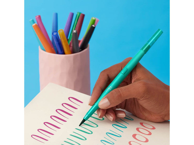 Paper Mate Flair-Filzstifte mit ZWEI Spitzen | Brush-Spitze und mittlere Spitze (0,7 mm) | Farbstifte mit zwei Spitzen | verschi