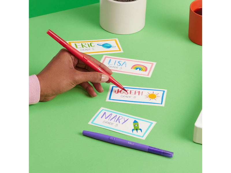 Paper Mate Flair-Filzstifte mit ZWEI Spitzen | Brush-Spitze und mittlere Spitze (0,7 mm) | Farbstifte mit zwei Spitzen | verschi