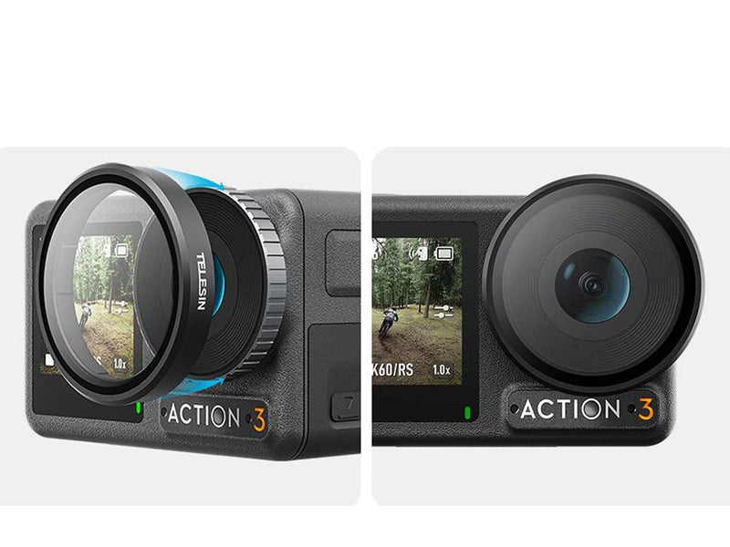 TELESIN Filter set CPL/ND8/ND16/ND32 for DJI Action 3 / 4