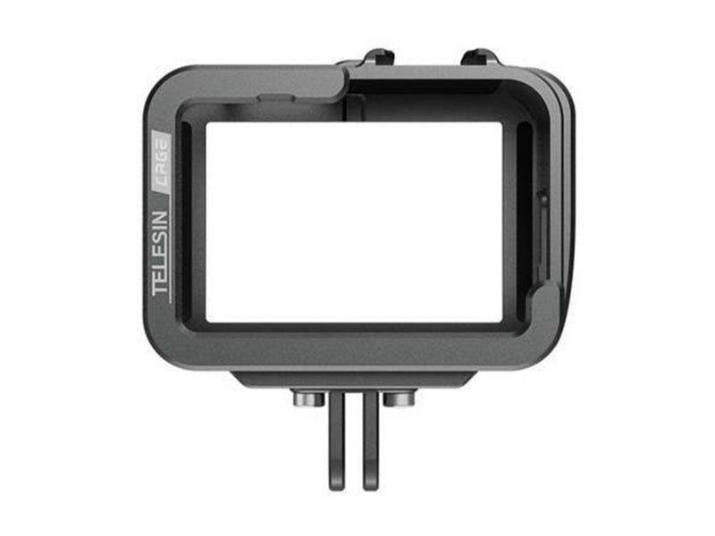 TELESIN  Aluminum cage for GoPro Hero 12 / 11/10/9 +vertical adapter