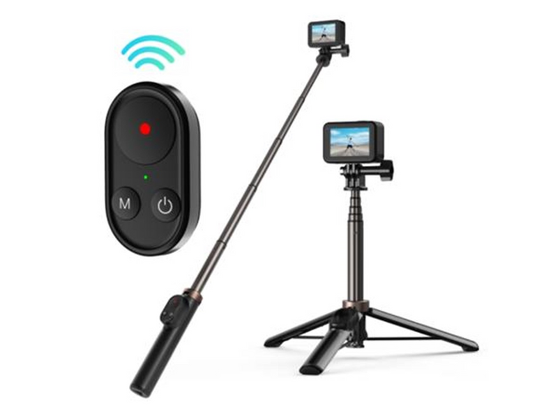 TELESIN Selfie stick Telesin for smartphones and sport cameras with BT remote controller (TE-RCSS-001)