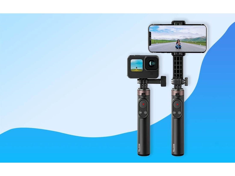 TELESIN Selfie stick Telesin for smartphones and sport cameras with BT remote controller (TE-RCSS-001)