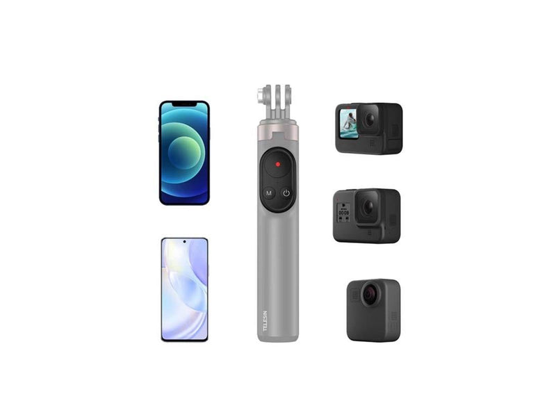 TELESIN Selfie stick Telesin for smartphones and sport cameras with BT remote controller (TE-RCSS-001)