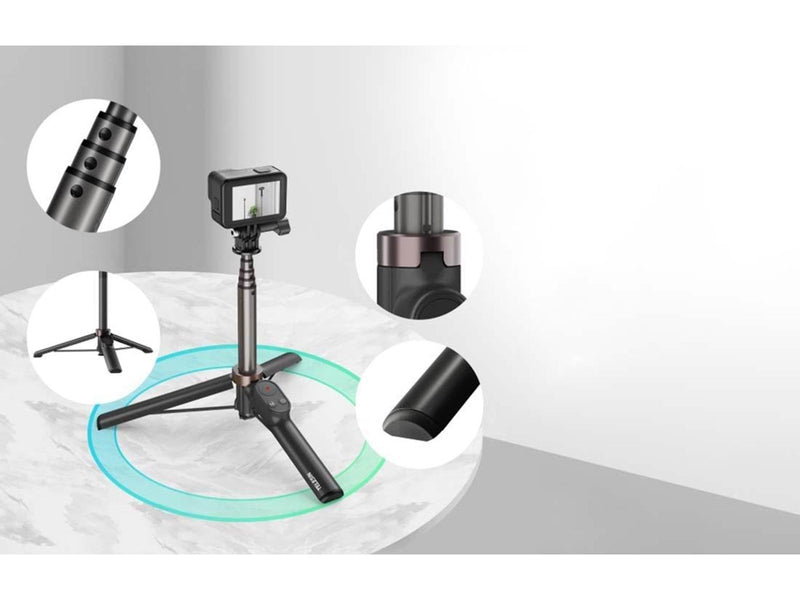 TELESIN Selfie stick Telesin for smartphones and sport cameras with BT remote controller (TE-RCSS-001)