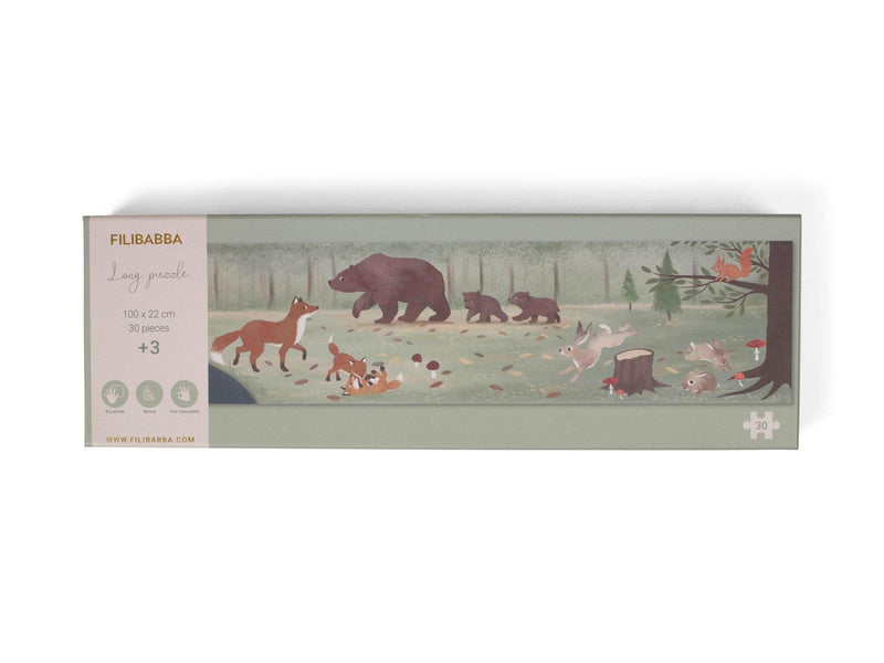 Filibabba Puzzle  with 30 pcs - Nordic animals