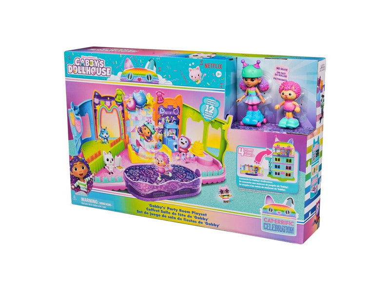 Gabby's Dollhouse Dachterrasse Roller Party Spielset