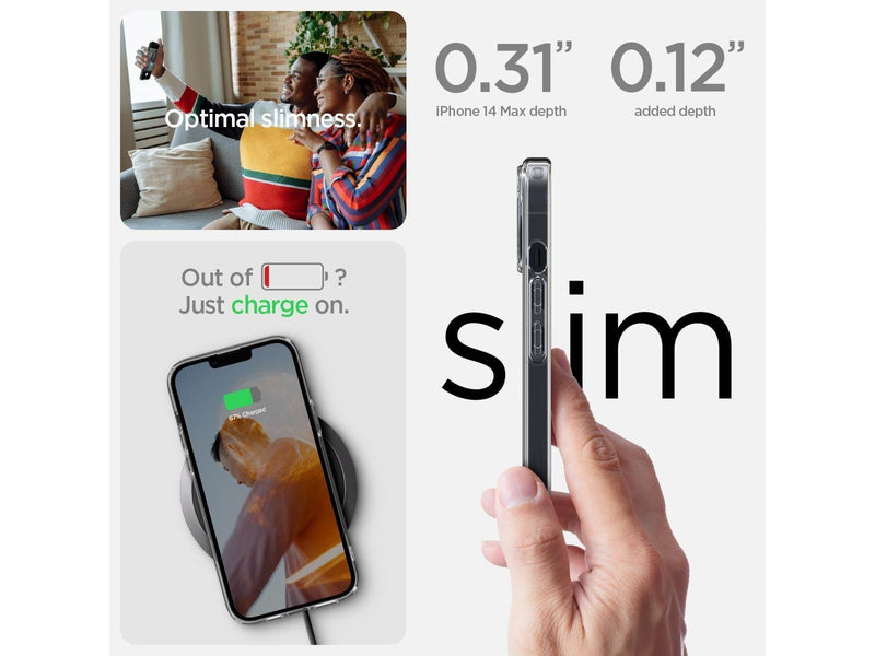 Spigen Crystal Hybrid - crystal clear - iPhone 14 Plus