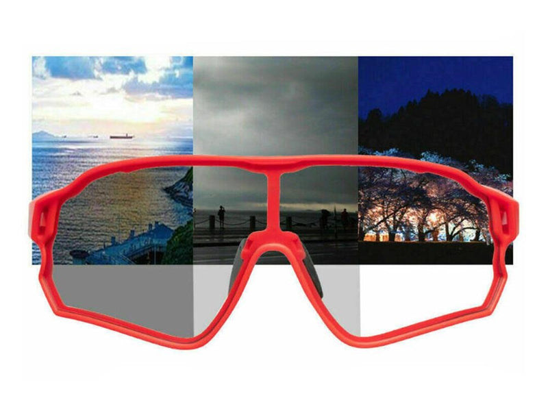 Rockbros Polarized cycling glasses  10135R (red)