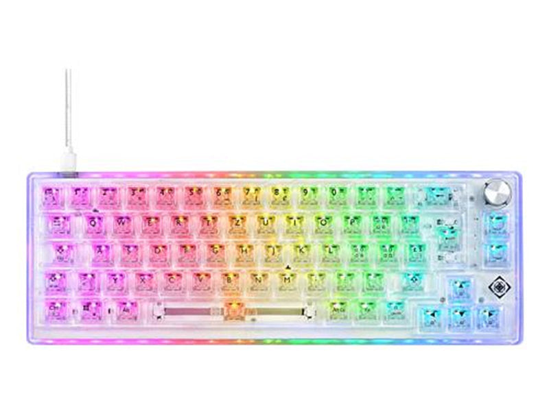 Deltaco GAM-160-T-CH keyboard - Gaming Tastaturen - Transparent