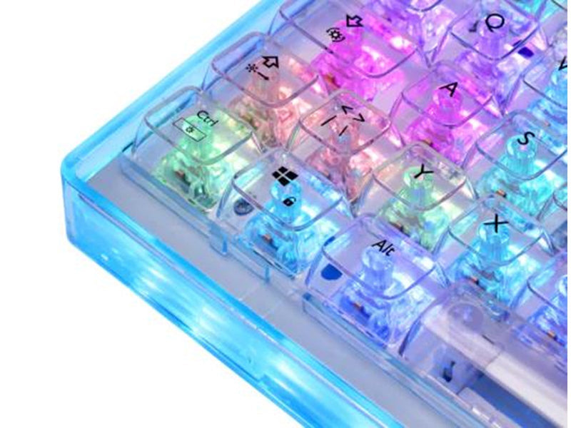 Deltaco GAM-160-T-CH keyboard - Gaming Tastaturen - Transparent