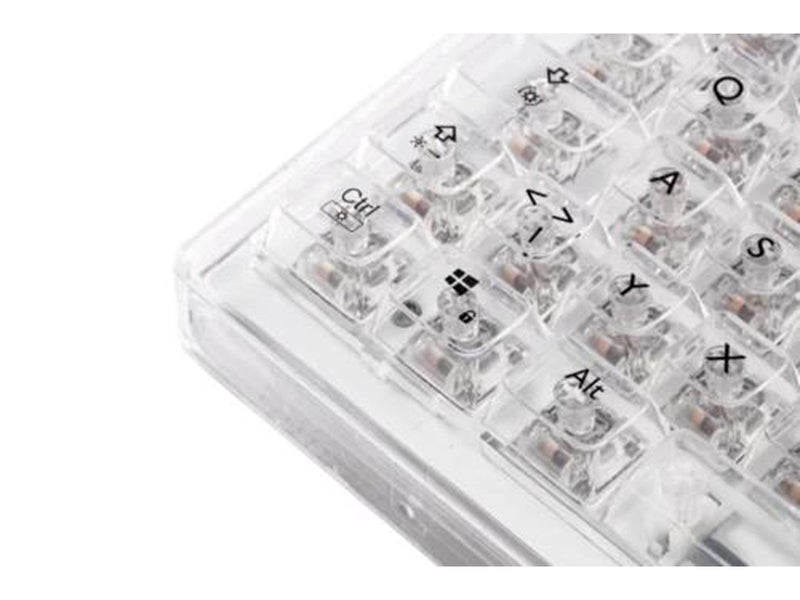 Deltaco GAM-160-T-CH keyboard - Gaming Tastaturen - Transparent