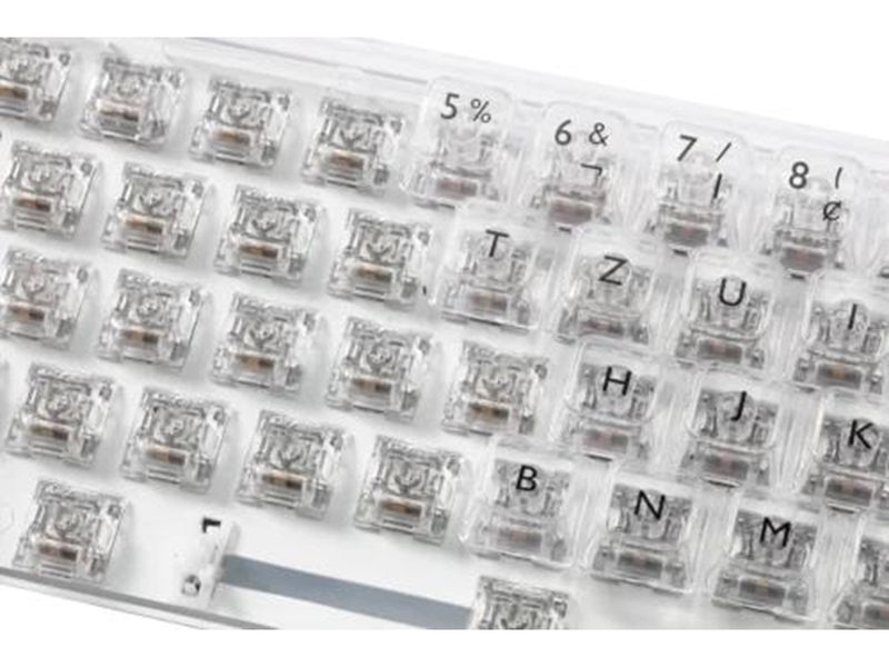 Deltaco GAM-160-T-CH keyboard - Gaming Tastaturen - Transparent