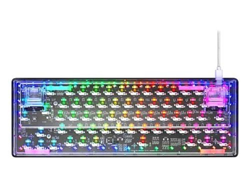 Deltaco GAM-160-T-CH keyboard - Gaming Tastaturen - Transparent