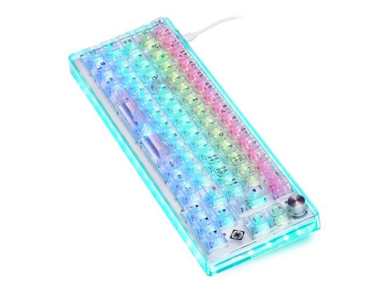 Deltaco GAM-160-T-CH keyboard - Gaming Tastaturen - Transparent