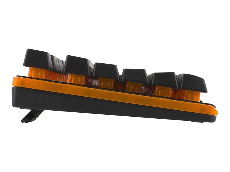 Deltaco GAMING GAM-021 - keyboard - Nordic - black/orange - Tastaturen - Nordisch - Schwarz