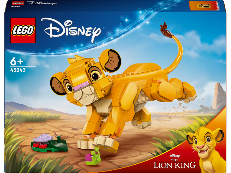 LEGO Disney 43243 Simba, das Löwenjunge des Königs