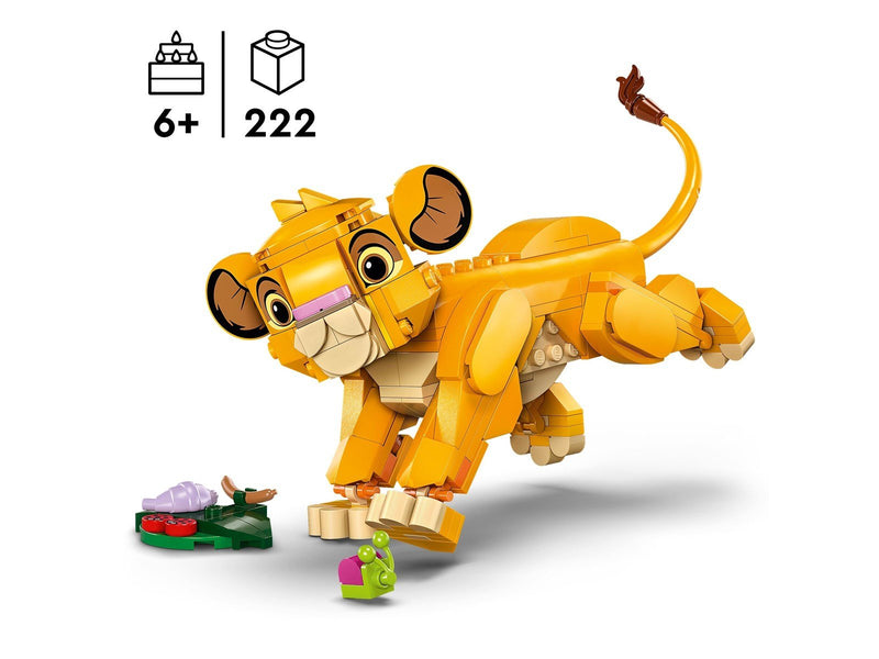 LEGO Disney 43243 Simba, das Löwenjunge des Königs