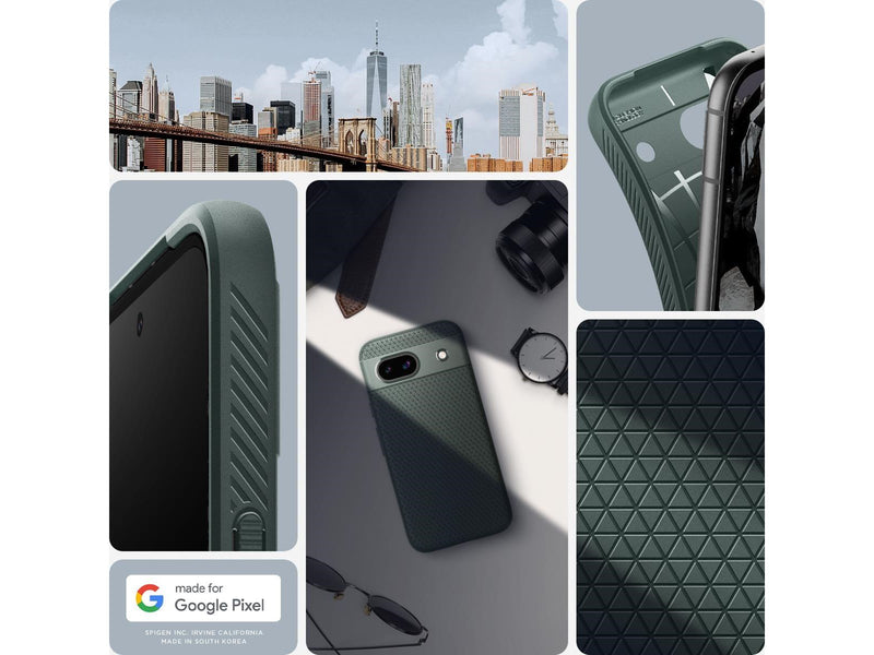 Spigen Liquid Air - abyss green - Google Pixel 8a