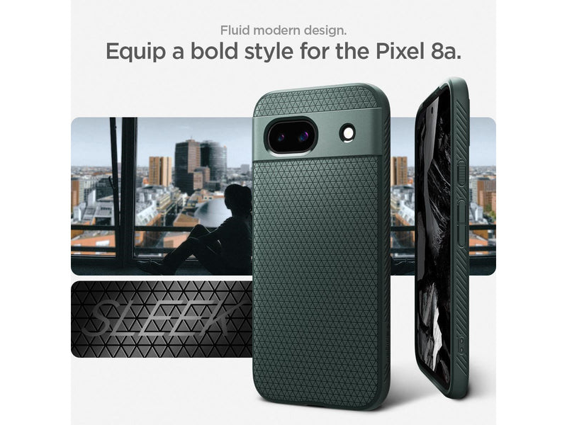 Spigen Liquid Air - abyss green - Google Pixel 8a