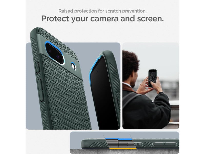 Spigen Liquid Air - abyss green - Google Pixel 8a