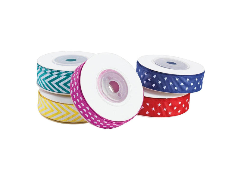Colorations - Ribbon with Patterns Set of 5