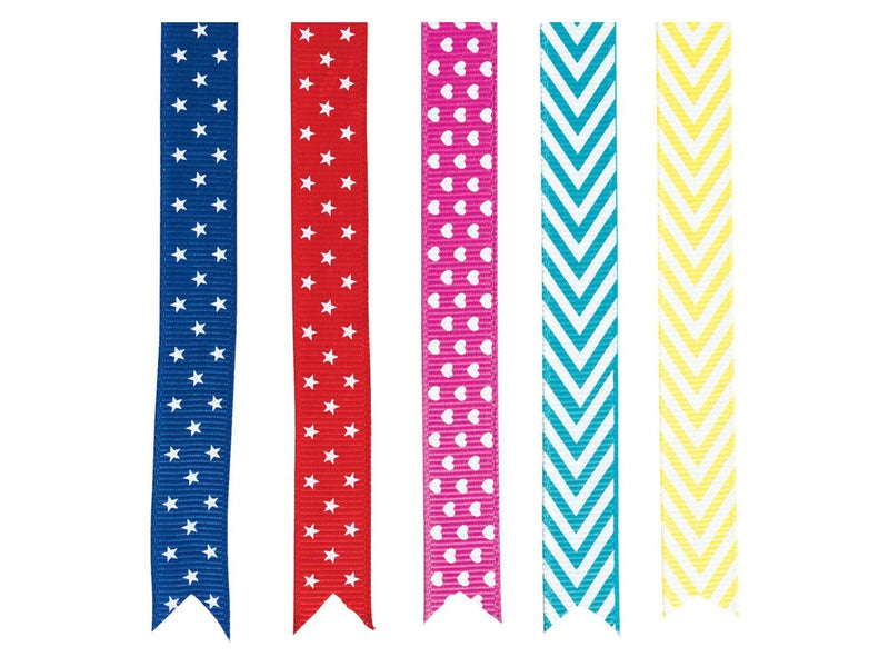 Colorations - Ribbon with Patterns Set of 5