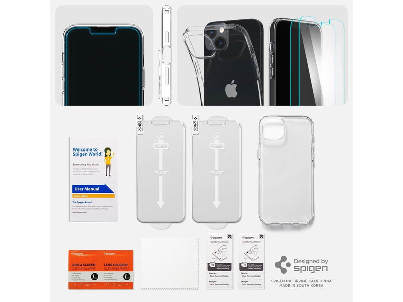 Spigen Crystal Pack - crystal clear - iPhone 14 Plus