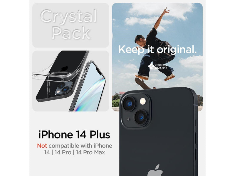 Spigen Crystal Pack - crystal clear - iPhone 14 Plus