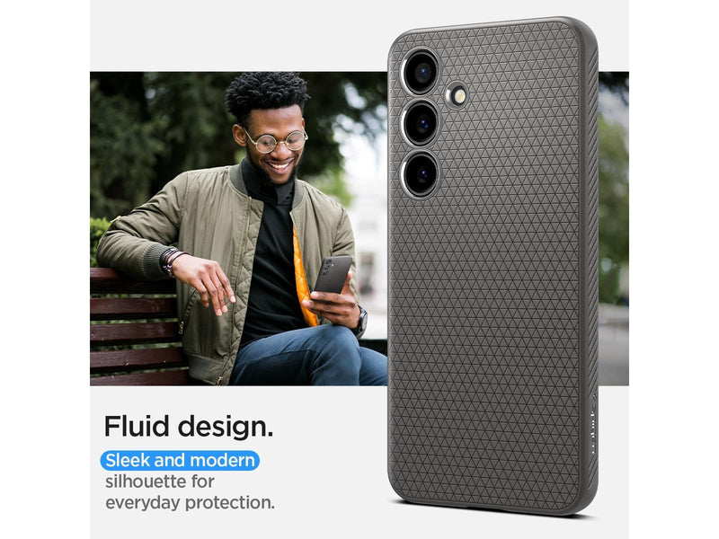 Spigen Liquid Air - granite gray - Samsung Galaxy S24
