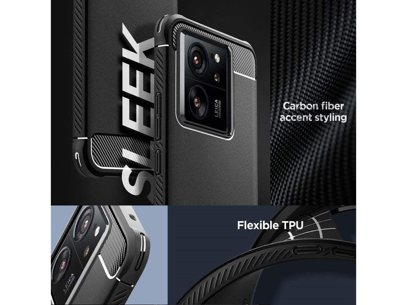 Spigen Rugged Armor - matte black - Xiaomi 13T Pro/13T